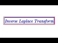 10 Inverse laplace transform
