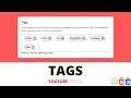 Add Tags input Box using HTML CSS and JS Editable tags Youtube Style