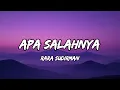 Lagu Rara Sudirman - Apa Salahnya (lirik)