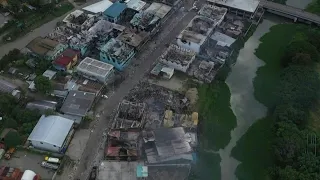 دمار كبير في عاصمة جزر سليمان بعد أعمال شغب دامية AFP 