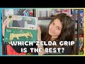 Comparing Skull Co Satisfye ZELDA Tears of the Kingdom Switch Grips OLED vs Original Model