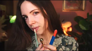 ASMR Friend Cleans Your Ears To Sleep (Unintelligible Whispers)