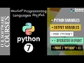 Python in Telugu Python Output Variables Print plus Operator Functions in Python in Telugu