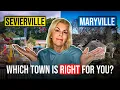 Living in Sevierville TN vs Living in Maryville TN Moving to East Tennessee