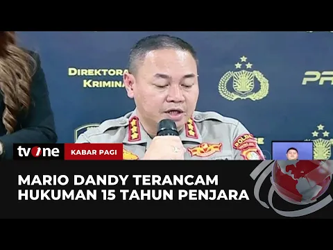 Ancaman 15 Tahun Penjara, Mario Dandy Tersangka Kasus Pencabulan