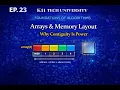 Contiguity Is Power The Physics of Array Performance