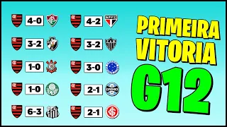 A PRIMEIRA VITÓRIA de um Time do G12 sobre CADA TIME do G12