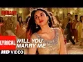 Download Lagu Will You Marry Me Lyrical Video | Bhoomi |Aditi Rao Hydari, Sidhant | Sachin - Jigar |Divya\u0026Jonita