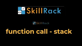 Function Call - Stack Memory Pass By Value