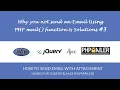 Why you not send an Email using PHP mail function