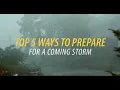 CENTRAL HUDSON S 5 WAYS TO PREPARE FOR A STORM