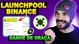 NOVO LAUNCHPOOL NA BINANCE  Ganhe de graça