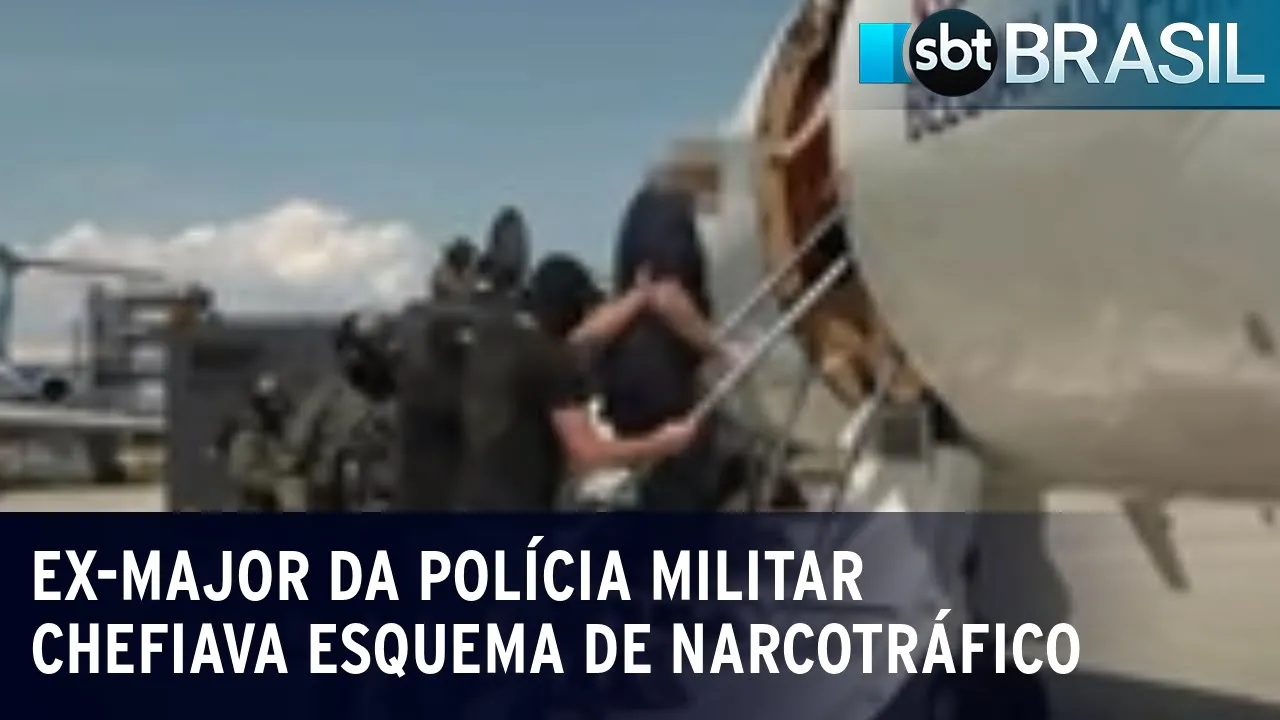 Ex-major da Polícia Militar chefiava esquema de narcotráfico | SBT Brasil (22/08/23)
