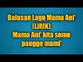Balasan Lagu Mama ani..!! Official Lirik Video