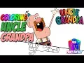 Uncle Grandpa Coloring Book - Cartoon Network Coloring Pages for Kids to Learn Colors