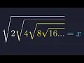 Solving the Infinite Nested Radical Step-by-Step