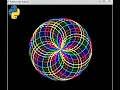 Python Turtle-Circle Spirograph - Digital Rangoli-Diwali Special