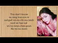 Ailee - Don't teach me (Easy lyrics)