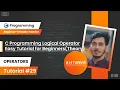 C Programming Logical Operators AND OR NOT Explained in Bangla