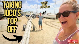 ⛵️SAILBOAT MAST REMOVAL TIME | 💸💰Break Out ANOTHER THOUSAND💰💸l | Hallberg Rassy 352