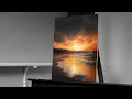 Painting an Ocean Beach Sunset with Acrylics - Paint with Ryan