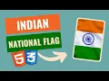 How To Make Indian National Flag Using HTML CSS Independence Day Of India Special CSS