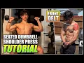 How to do the SEATED DUMBBELL SHOULDER PRESS 2 Minute Tutorial