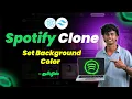 background color in react js spotify using react java full course in tamil