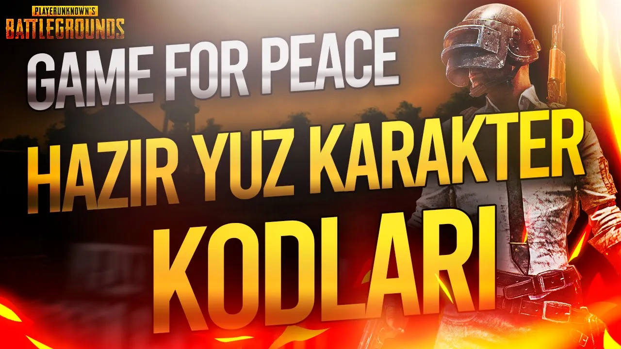ÇİN PUBG (Game For Peace) HAZIR YÜZ (Karakter) KODLARI