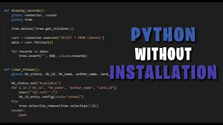 HOW TO RUN PYTHON WITHOUT IDE AND INSTALLATION USE PYTHON IN BROWSER