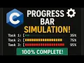 C Basic Project Progress Bar