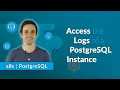 Kubernetes Native Data Service Access the Logs of a PostgreSQL Instance Episode 11