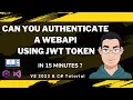 ASP NET Core 8 WEB API Authentication With JWT JSON Web Token NET 8 Tutorials C and Postman