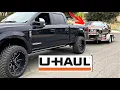 FIRST TIME TOWING Uhaul s AUTO TRANSPORT TRAILER