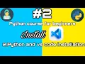 2 Installation of python and vs studio code in nepali