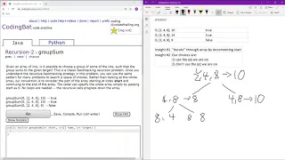 Recursion - 2 groupSum Java Solution Codingbat com