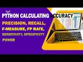 Python Calculating Accuracy Precision Recall F - Imbalanced Classes