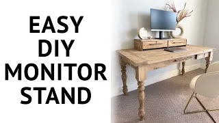 diy monitor stand