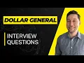 Dollar General Interview Questions with Answer Examples