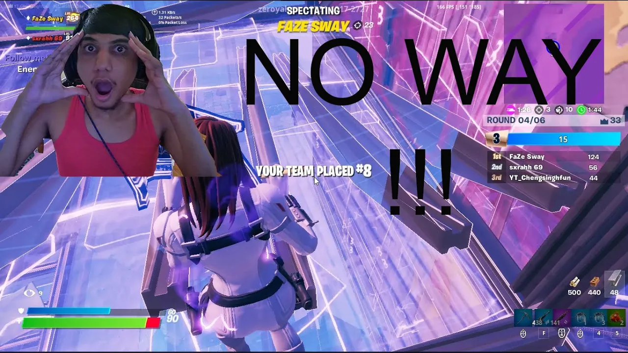 I GOT INTO A MATCH WITH FAZE SWAY AND MY FRIEND @PERSISTENT KILLED HIM !!!