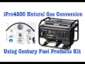 Inverter Generator Natural Gas Conversion with the Century Fuel Products Kit