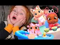 Download Lagu ALL MY BABIES!! Adley App Reviews THE MOVIE | baby animal doctor | 1 HOUR playing games with family!