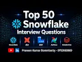 Top 50 Snowflake Interview Questions Answers Online Snowflake and DBT Training
