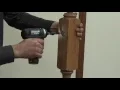 How to Connect Handrail to a Newel Post Using MiniLock Handrail Fastener