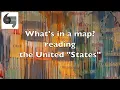 What s in a map Reading the United States