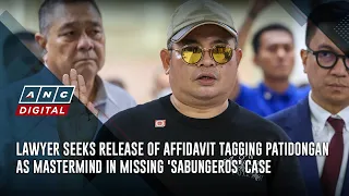 Lawyer Seeks Release Of Affidavit Tagging Patidongan As Mastermind In Missing Sabungeros Case 