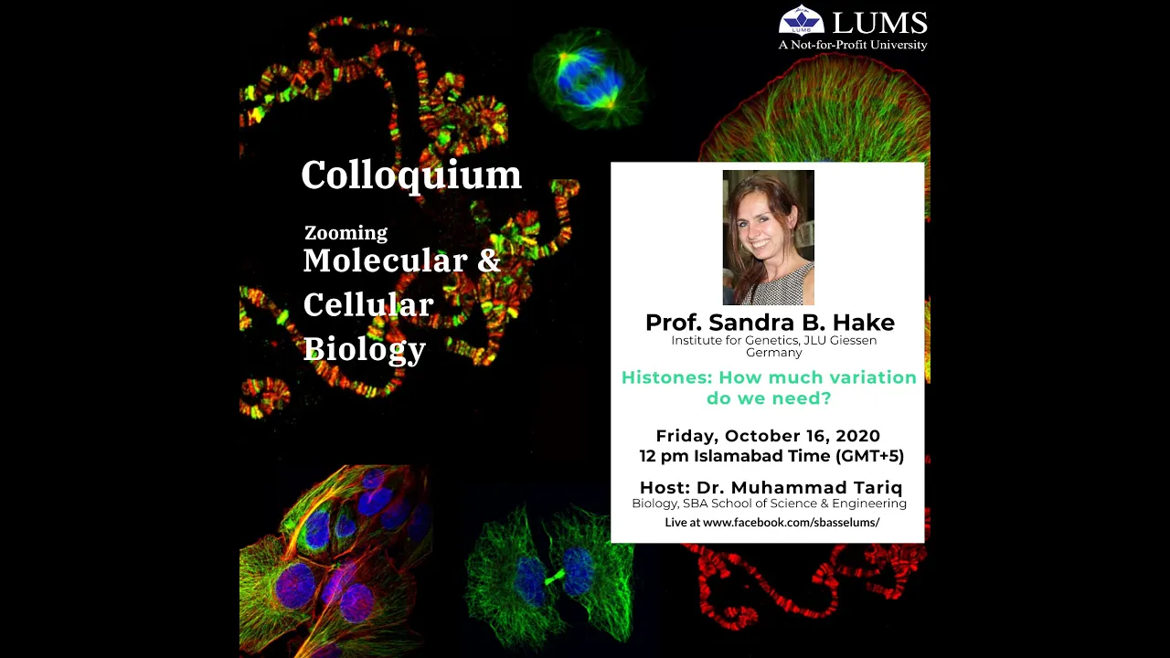 Histones: How much variation do we need? by Prof. Dr. Sandra Hake