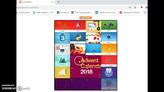 Advent Calendar - 2018 with JavaScript HTML CSS