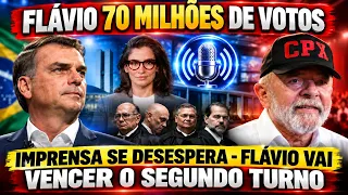 DESESPERADA - IMPRENSA TEVE QUE DECLARAR QUE FLÁVIO VAI VENCER A ELEÇÃO - ENTRAREM EM PÂNICO