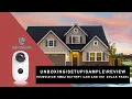 Heimvision HMD2 Wireless Rechargeable Battery Security Camera Solar Panel Unboxing Setup Review